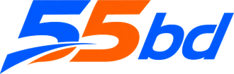 55 bd নীল সবুজ লোগো